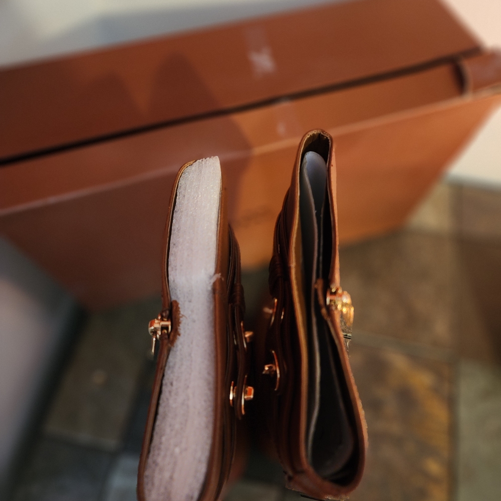 Coach Cognac Leather Knee-High Boots - Picture 7 of 13